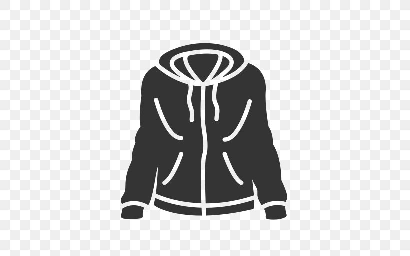 Hoodie Jacket Clothing, PNG, 512x512px, Hoodie, Black, Clothing, Dress, Hood Download Free