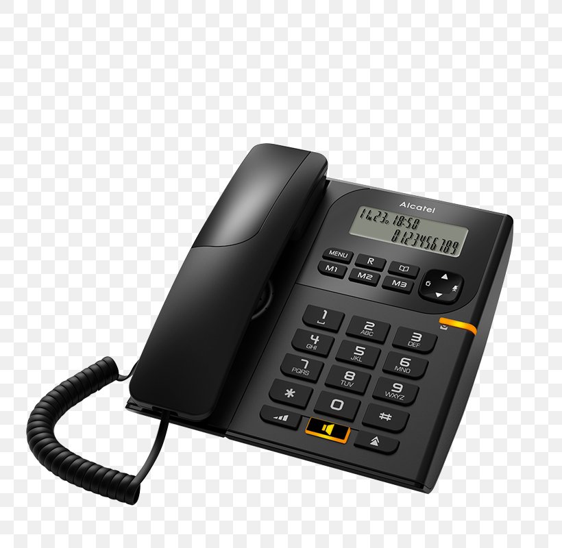 Alcatel Mobile Home & Business Phones Telephone ATLINKS Alcatel E132 Handsfree, PNG, 800x800px, Alcatel Mobile, Alcatel Temporis Ip251g, Answering Machine, Caller Id, Corded Phone Download Free