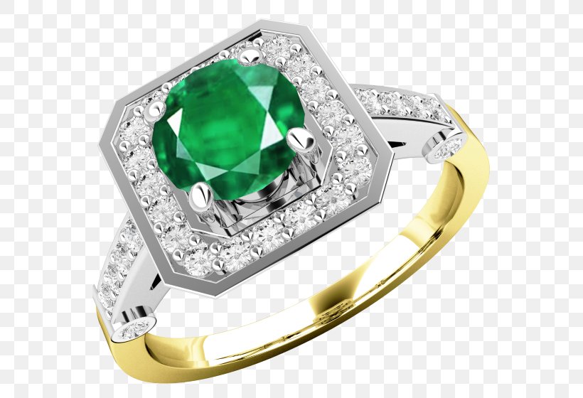 Emerald Engagement Ring Diamond Gold, PNG, 560x560px, Emerald, Bijou, Body Jewellery, Body Jewelry, Brilliant Download Free