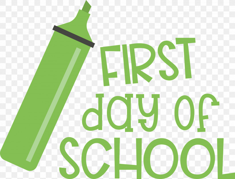 First Day Of School Education School, PNG, 3000x2286px, First Day Of School, Education, Geometry, Green, Line Download Free