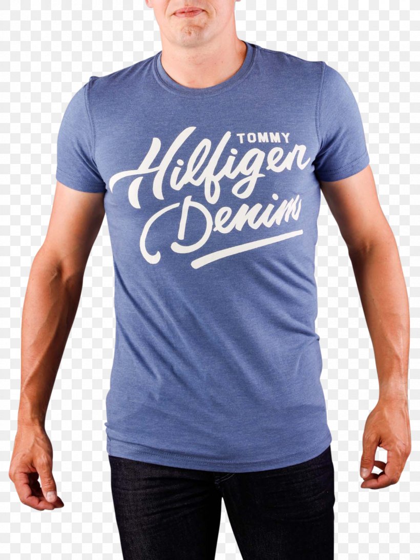 T-shirt Tommy Hilfiger Crew Neck Jeans, PNG, 1200x1600px, Tshirt, Blue, Calvin Klein, Clothing, Crew Neck Download Free