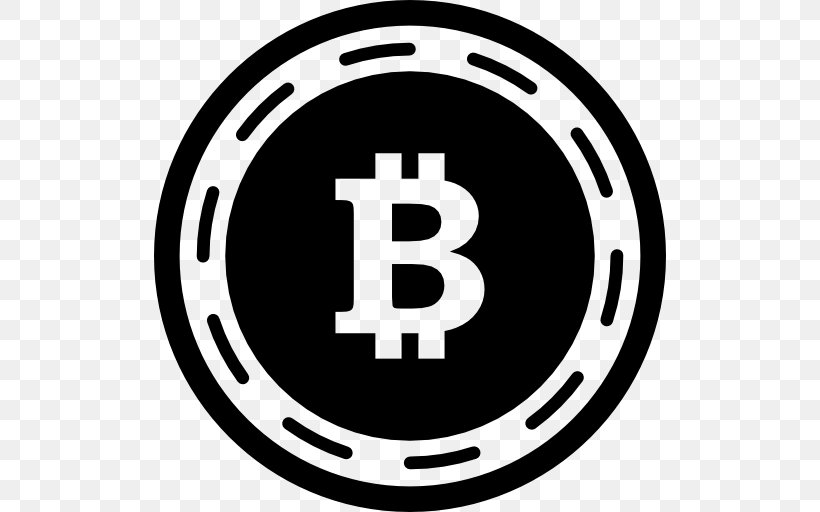 Bitcoin Cryptocurrency Initial Coin Offering Blockchain, PNG, 512x512px, Coin, Area, Bitcoin, Black And White, Blockchain Download Free