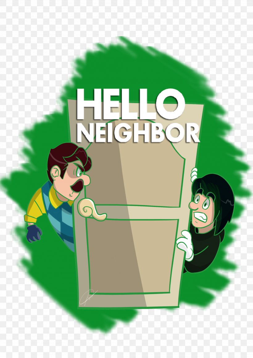 Hello Neighbor Get Out Getout Games Pac-Man, PNG, 2100x2970px, Hello Neighbor, Art, Brand, Cartoon, Communication Download Free