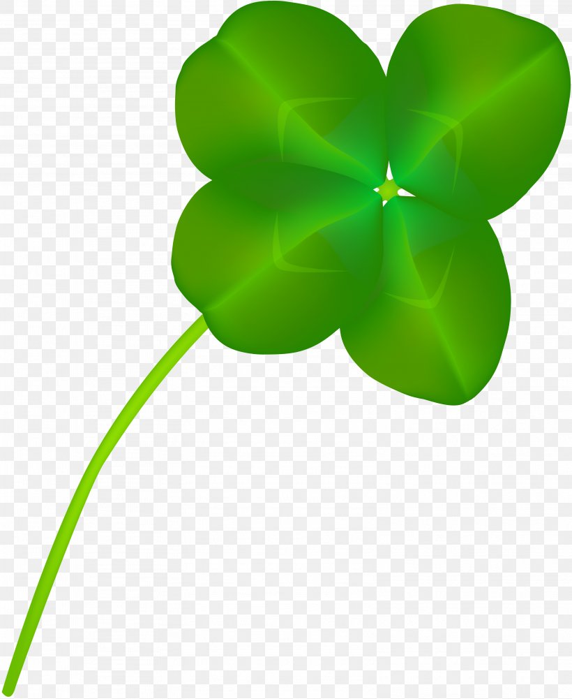 Four-leaf Clover Symbol White Clover Clip Art, PNG, 3143x3840px, Fourleaf Clover, Adventures Of Huckleberry Finn, Flower, Flowering Plant, Green Download Free