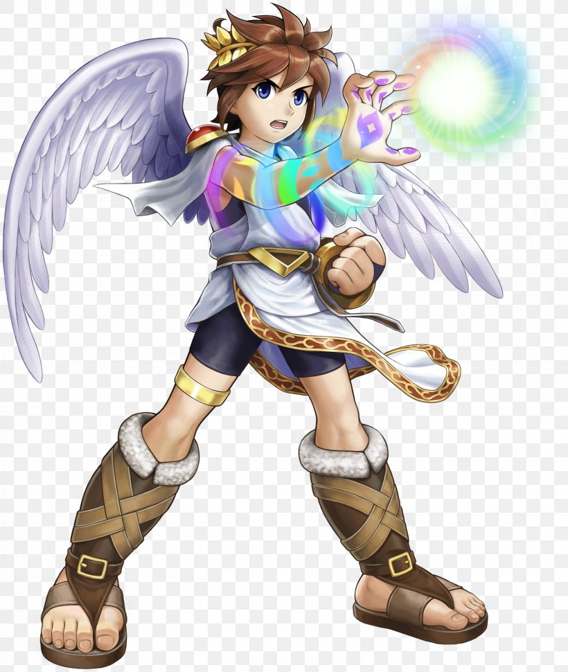Kid Icarus: Uprising The Legend Of Zelda Pit Super Smash Bros. Brawl, PNG, 2876x3405px, Watercolor, Cartoon, Flower, Frame, Heart Download Free
