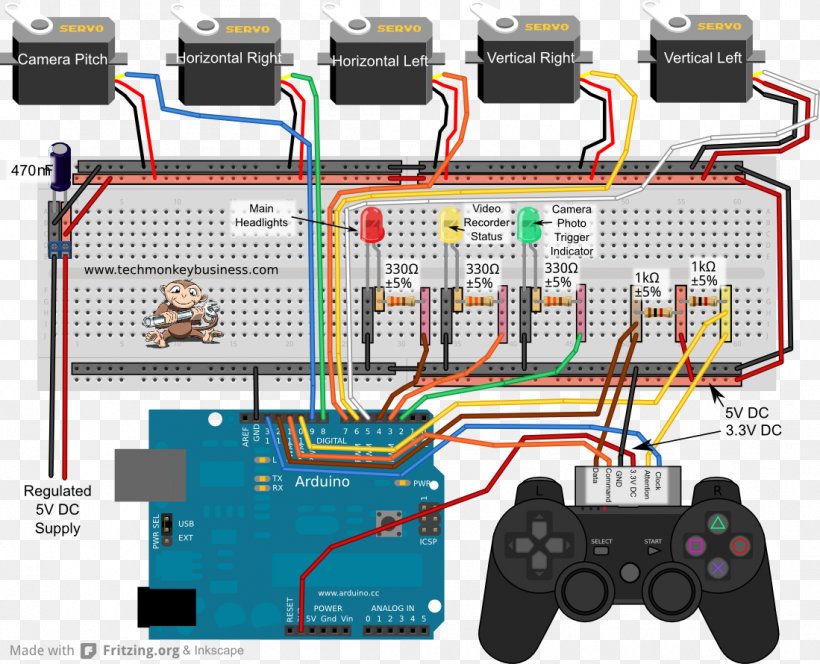 PlayStation 2 Arduino Electronics Game Controllers, PNG, 1099x890px, Playstation 2, Arduino, Circuit Component, Circuit Prototyping, Do It Yourself Download Free