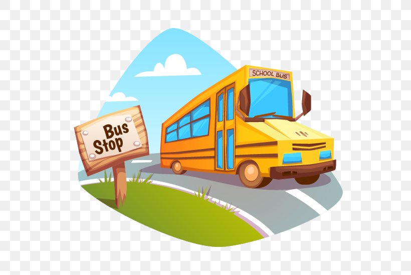School Bus Cartoon Illustration Png 639x548px Bus Automotive
