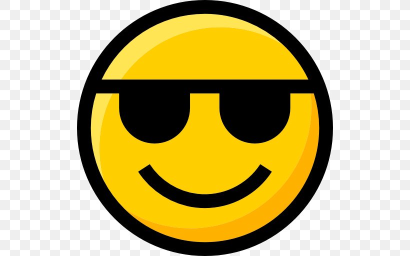 Emoticon Smiley Sunglasses, PNG, 512x512px, Emoticon, Emoji, Facial Expression, Happiness, Smile Download Free