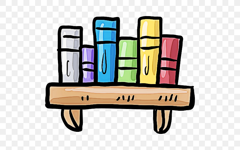 Bookcase Shelf Shelf Books Furniture Library Bookcase, PNG, 512x512px, Bookcase, Cabinetry, Cartoon, Desk, Door Download Free