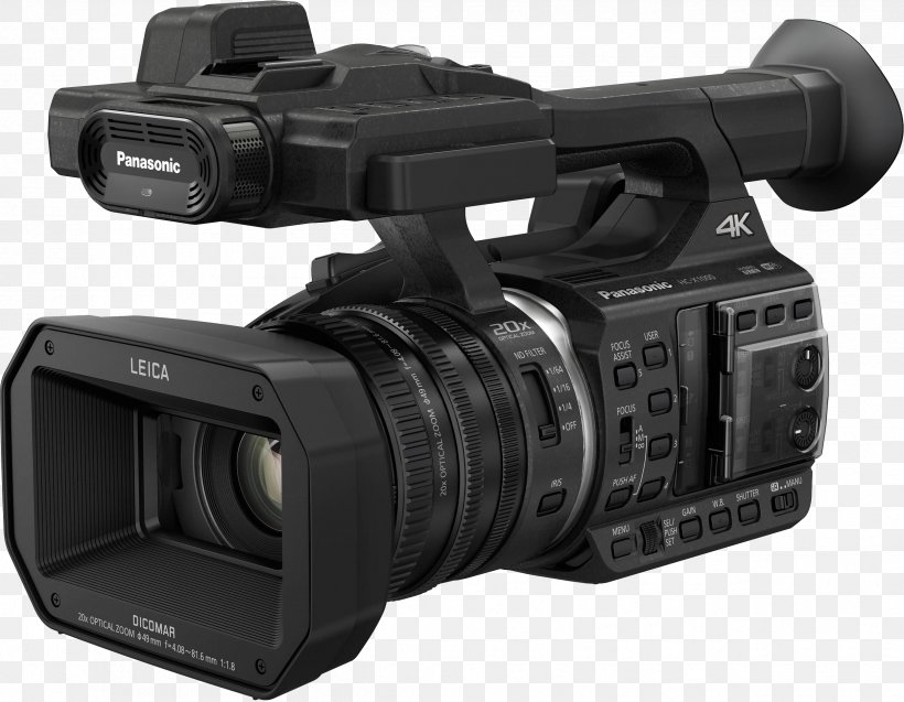 Panasonic Video Cameras 4K Resolution Ultra-high-definition Television, PNG, 2498x1943px, 4k Resolution, Panasonic, Camera, Camera Accessory, Camera Lens Download Free