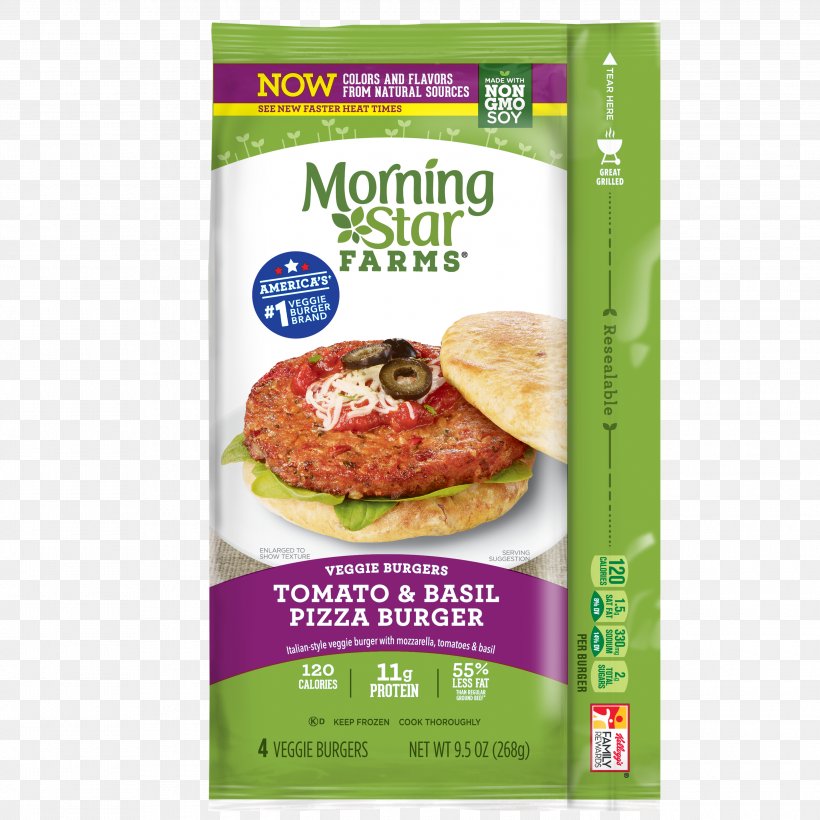 Veggie Burger Hamburger Morningstar Farms Garden Veggie Patties MorningStar Farms Grillers Prime MorningStar Farms Spicy Black Bean Burger, PNG, 3000x3000px, Veggie Burger, Bean, Convenience Food, Cuisine, Food Download Free