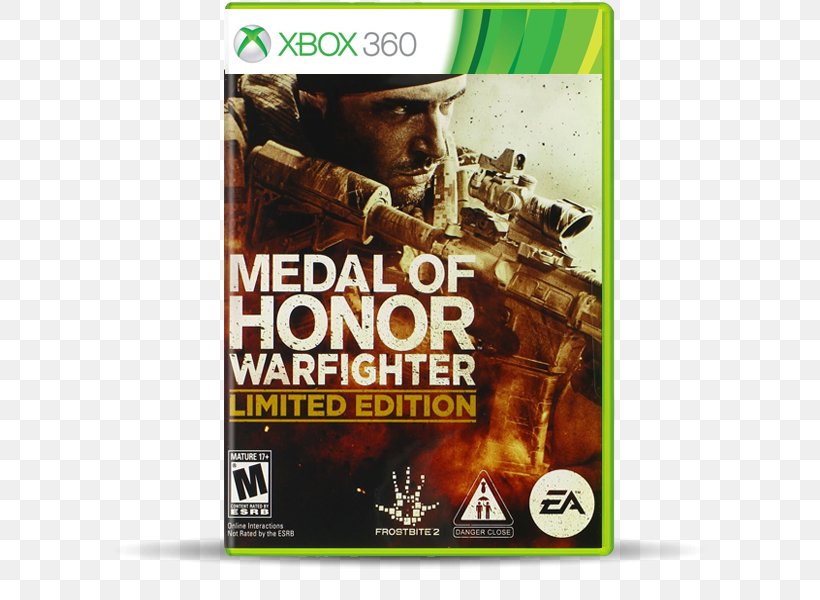 Medal Of Honor: Warfighter Xbox 360 Medal Of Honor: Airborne Tom Clancy's Ghost Recon Advanced Warfighter, PNG, 600x600px, Medal Of Honor Warfighter, Brand, Electronic Arts, Electronic Device, Game Download Free
