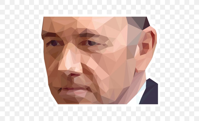 Francis Underwood Kevin Spacey Low Poly Portrait, PNG, 500x500px, 3d Computer Graphics, 3d Modeling, Francis Underwood, Cheek, Chin Download Free