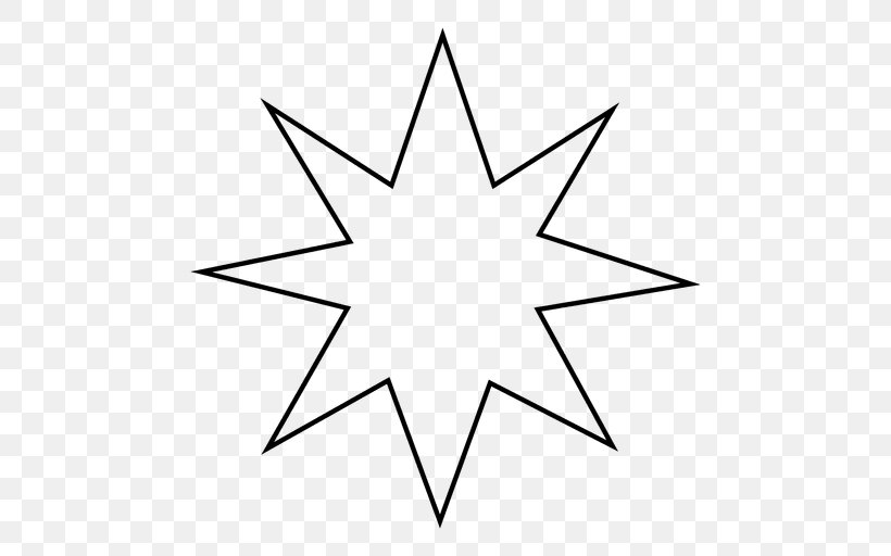 Shape Coloring Book Star Geometry, PNG, 512x512px, Shape, Area, Black, Black And White, Color Download Free