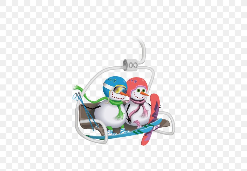 Skiing Ski Lift Snowman Snowboarding, PNG, 567x567px, Skiing, Bird, Cartoon, Fictional Character, Flightless Bird Download Free