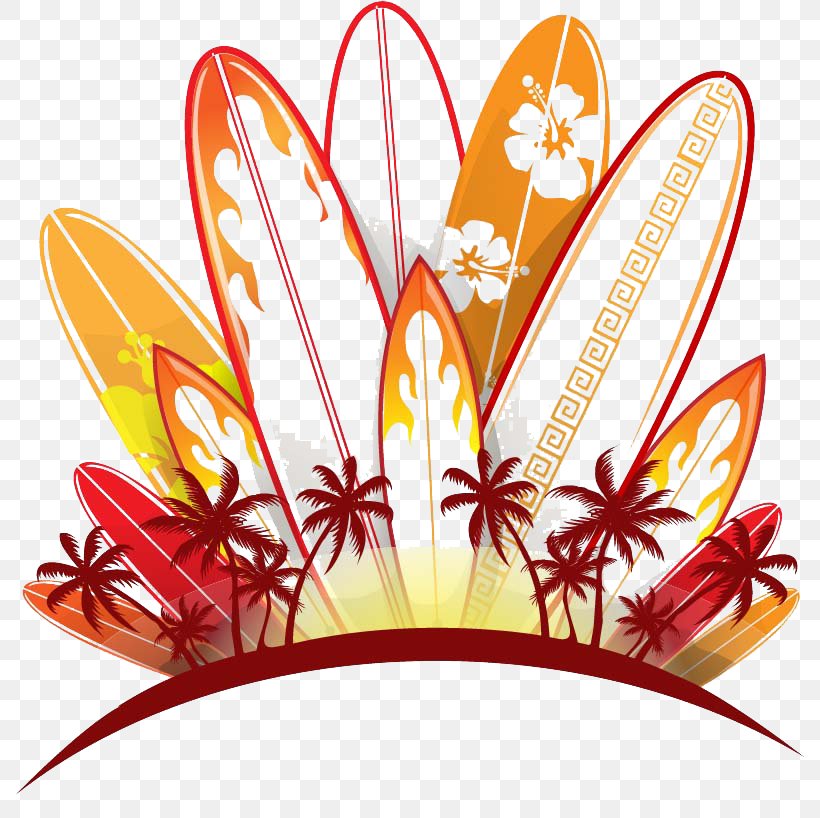 Surfing Surfboard Stock Photography Clip Art, PNG, 788x818px, Surfing, Art, Clip Art, Feather, Flower Download Free