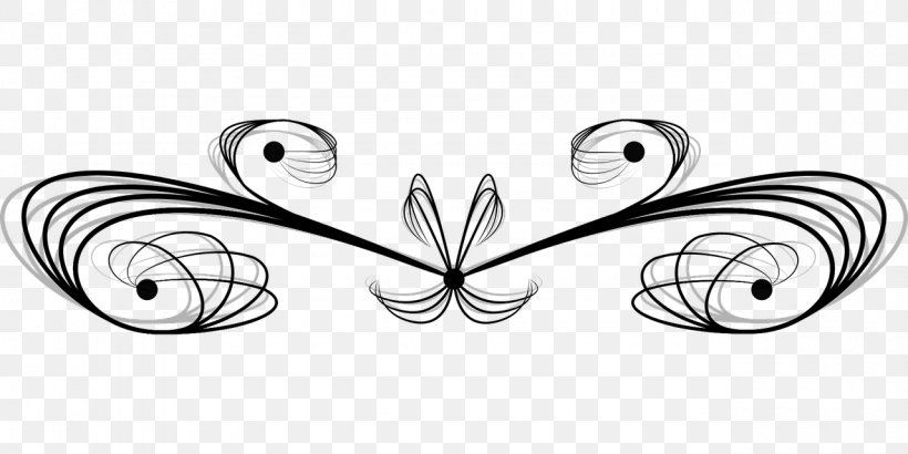 Clip Art Spiritual Sanctuary Vector Graphics Image, PNG, 1280x640px, Ornament, Artwork, Black And White, Body Jewelry, Butterfly Download Free