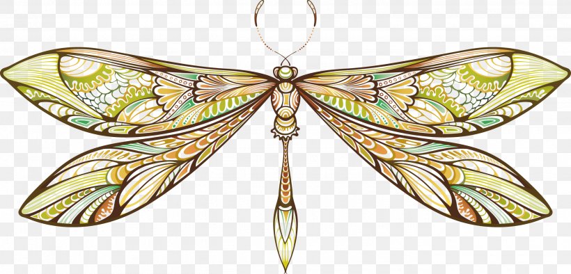 Dragonfly Drawing Clip Art, PNG, 2725x1312px, Dragonfly, Abstract Art, Arthropod, Body Jewelry, Brooch Download Free