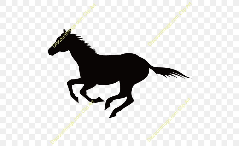Horse Wall Decal Sticker Cattle, PNG, 500x500px, Horse, Black And White, Bridle, Bumper Sticker, Cattle Download Free