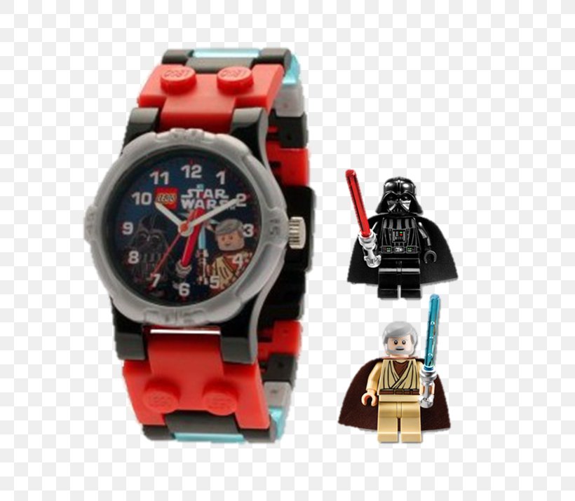 LEGO Anakin Skywalker Obi-Wan Kenobi Darth Maul Watch, PNG, 701x715px, Lego, Anakin Skywalker, Brand, Clock, Darth Download Free