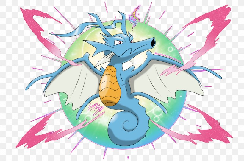 Pokémon Sun And Moon Kingdra Johto Art, PNG, 1280x843px, Pokemon, Art, Artwork, Bulbapedia, Cartoon Download Free