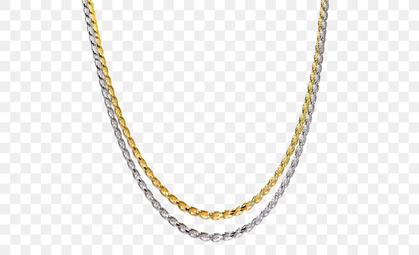 Rope Chain Necklace Figaro Chain Jewellery Chain, PNG, 500x500px, Rope Chain, Body Jewelry, Bracelet, Chain, Diamond Cut Download Free