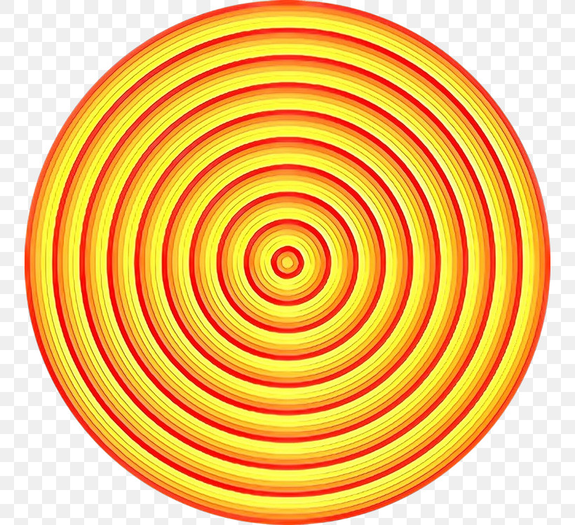 Yellow Circle Line Spiral Target Archery, PNG, 750x750px, Yellow, Circle, Line, Spiral, Target Archery Download Free