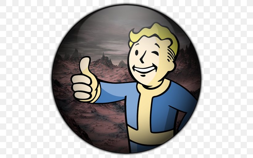 Fallout 3 Fallout: New Vegas Fallout 4 Fallout: Brotherhood Of Steel Fallout 76, PNG, 512x512px, Fallout 3, Ball, Elder Scrolls V Skyrim, Fallout, Fallout 2 Download Free