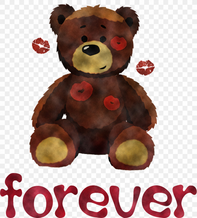 Love Forever Valentines Day, PNG, 2715x3000px, Love Forever, Bears, Cartoon, Drawing, Royaltyfree Download Free