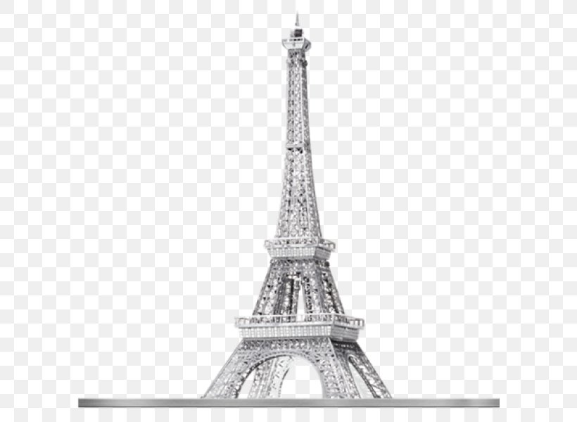Eiffel Tower Big Ben Chrysler Building Puzz 3D Metal, PNG, 600x600px, Eiffel Tower, Big Ben, Black And White, Building, Chrysler Building Download Free