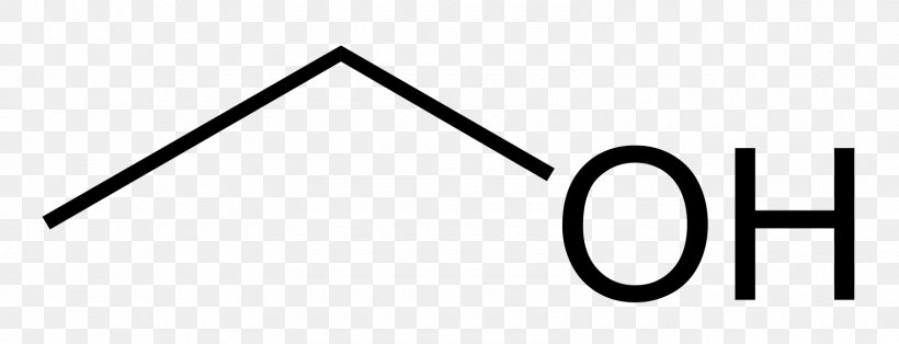 Ethanol Skeletal Formula Alcohol Chemical Formula Structure, PNG, 1600x614px, Ethanol, Alcohol, Alcoholic Drink, Area, Black And White Download Free