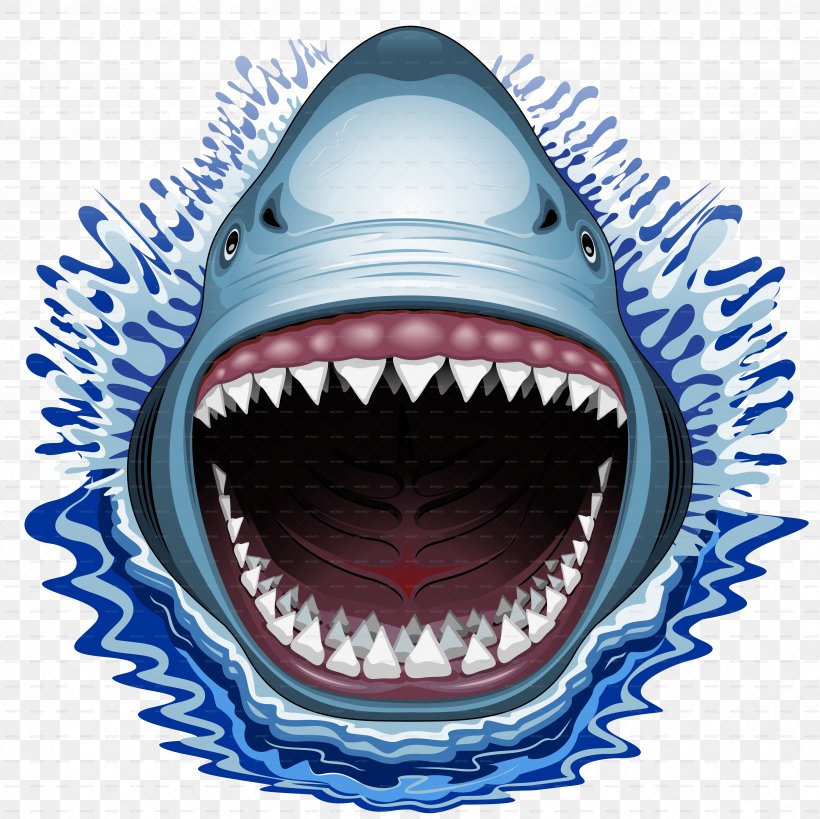 Shark Jaws Jeep Wrangler Car, PNG, 6500x6500px, Shark Jaws, Car, Cartilaginous Fish, Electric Blue, Fish Download Free