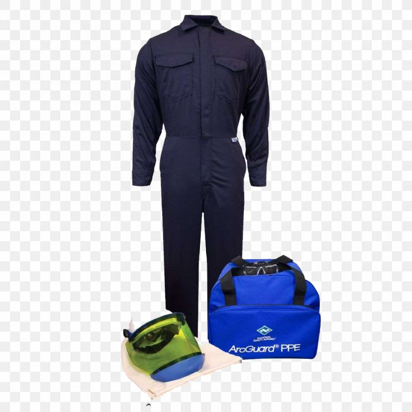Arc Flash Personal Protective Equipment Clothing Occupational Safety And Health Administration, PNG, 960x960px, Arc Flash, Boilersuit, Clothing, Csa Z462, Electric Blue Download Free