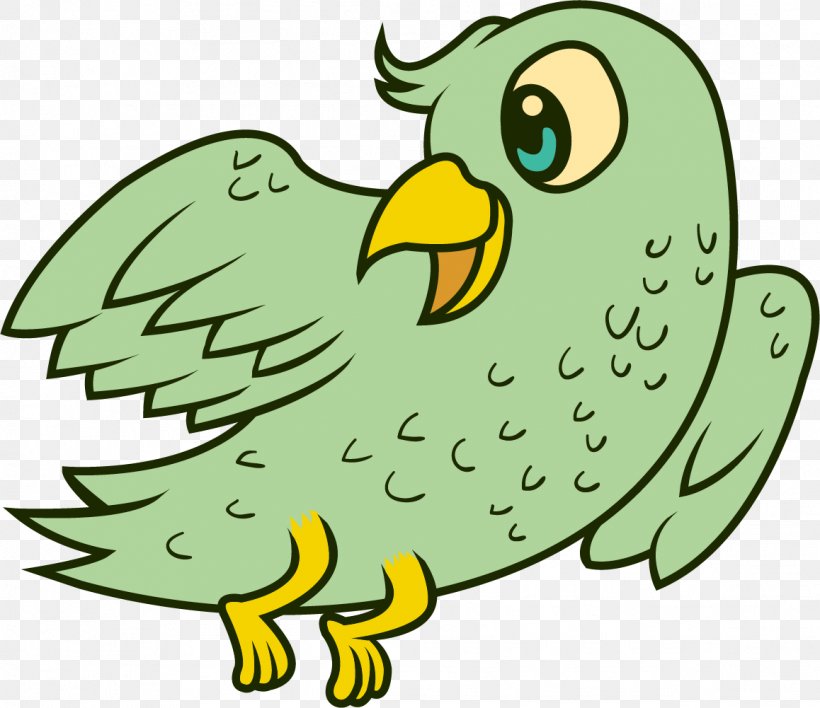 Bird Green Clip Art, PNG, 1158x1001px, Bird, Artwork, Beak, Cartoon, Fauna Download Free