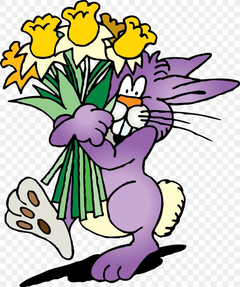 Hare Easter Bunny Flower Bouquet Holiday, PNG, 1152x1378px, Hare, Art, Artwork, Beak, Birthday Download Free