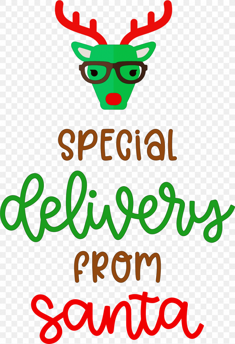 Special Delivery From Santa Santa Christmas, PNG, 2048x3000px, Special Delivery From Santa, Christmas, Happiness, Line, Logo Download Free
