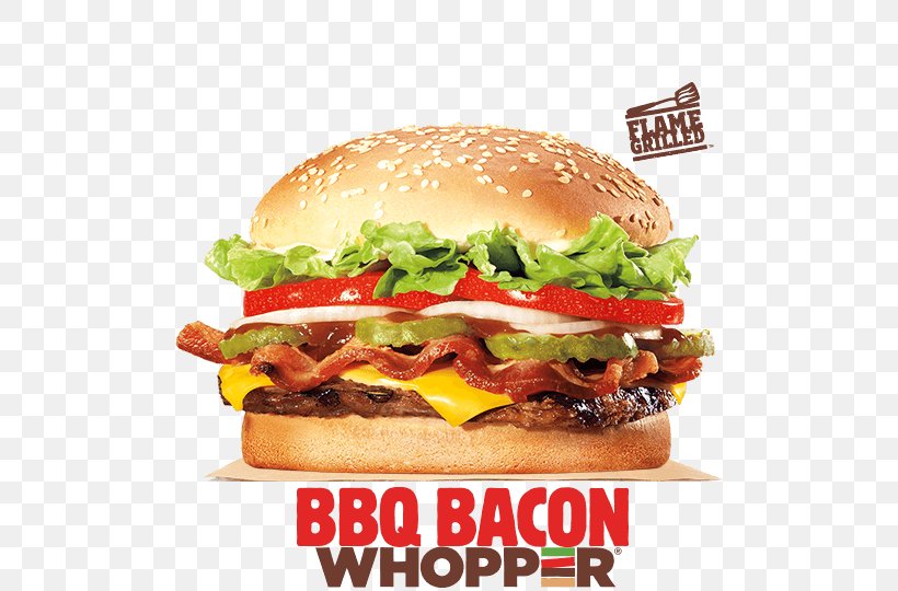 Whopper Hamburger Cheeseburger Barbecue Veggie Burger, PNG, 500x540px, Whopper, American Food, Bacon, Barbecue, Big Mac Download Free