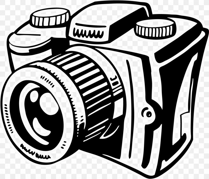 Black And White Camera Photography Clip Art, PNG, 1550x1325px, Black And White, Auto Part, Automotive Tire, Brand, Camera Download Free