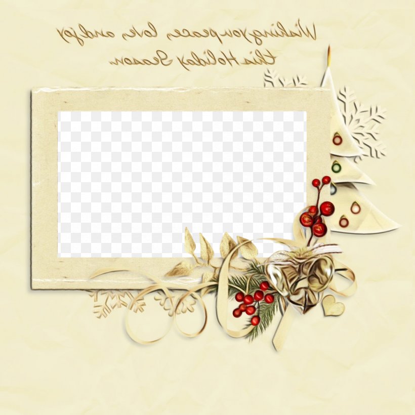 Holly, PNG, 1000x1000px, Watercolor, Greeting Card, Holly, Ornament, Paint Download Free