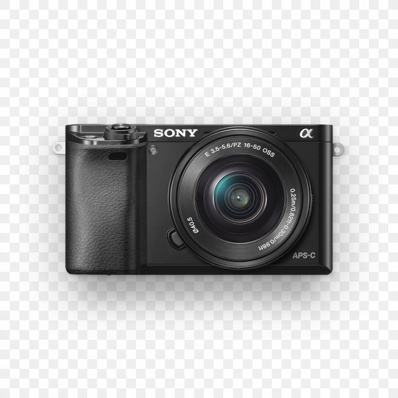 Sony α6000 Sony α5100 Mirrorless Interchangeable-lens Camera Sony E PZ 16-50mm F/3.5-5.6 OSS, PNG, 1000x1000px, Camera, Active Pixel Sensor, Camera Lens, Cameras Optics, Canon Ef 50mm Lens Download Free
