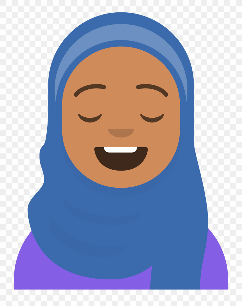 Hijab Avatar, PNG, 1976x2500px, Face, Electric Blue M, Facial Hair, Forehead, Happiness Download Free