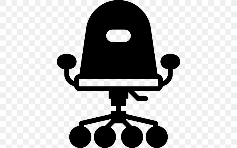 Office & Desk Chairs Clip Art, PNG, 512x512px, Office Desk Chairs, Artwork, Black, Black And White, Chair Download Free