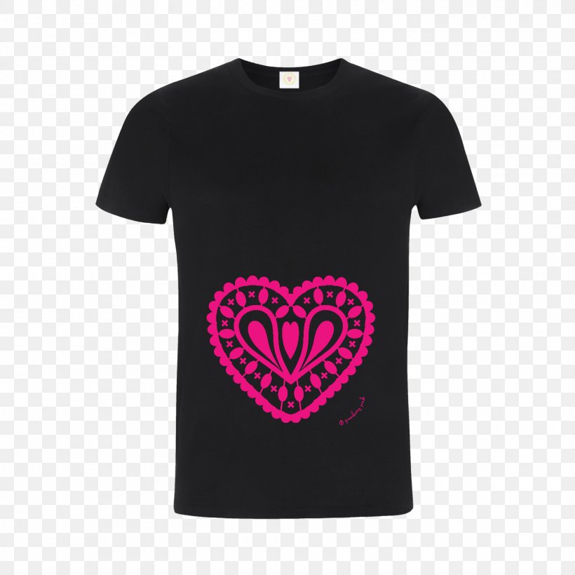 T-shirt Top Red Pink, PNG, 1500x1500px, Watercolor, Cartoon, Flower, Frame, Heart Download Free
