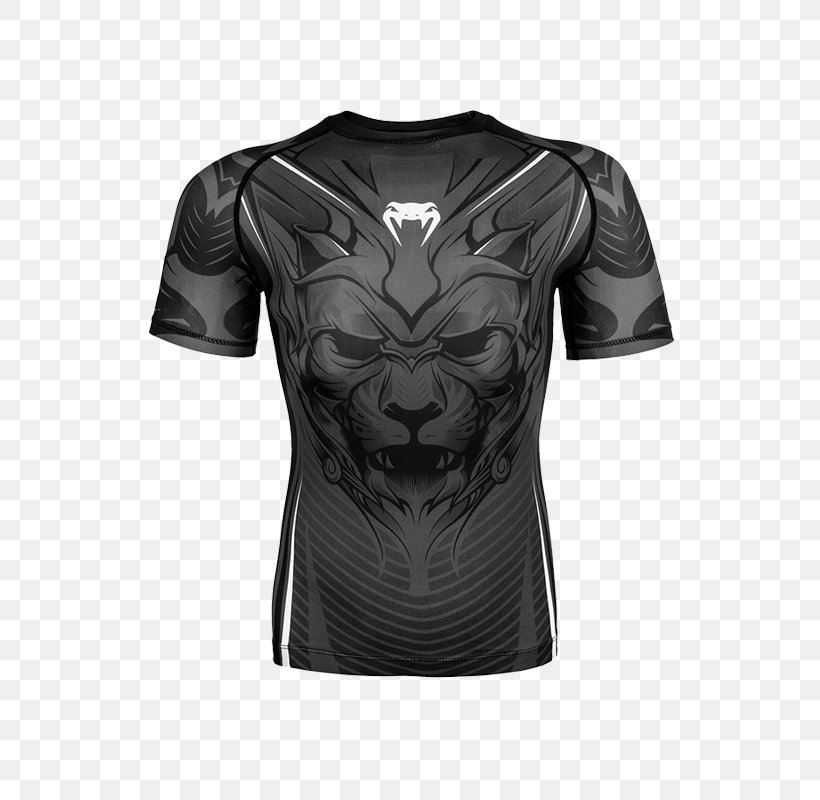 Venum Bloody Roar Dry Tech Short Sleeve MMA Rashguard Rash Guard Clothing, PNG, 650x800px, Venum, Active Shirt, Black, Boxing, Brazilian Jiujitsu Download Free