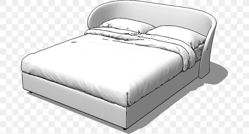 Bed Frame Mattress SketchUp 3D Warehouse, PNG, 682x442px, 3d Computer Graphics, 3d Warehouse, Bed Frame, Bed, Bedroom Download Free