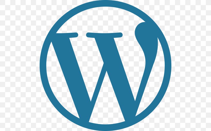 WordPress Web Development Content Management System Blog Logo, PNG, 512x512px, Wordpress, Area, Blog, Blue, Brand Download Free