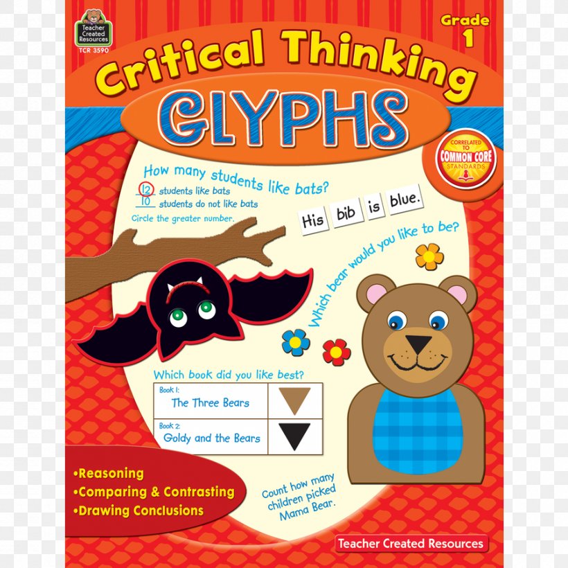 Critical Thinking Glyphs Grade 1 Book Essay Writing, PNG, 900x900px, Critical Thinking, Book, Coursework, Cuisine, Education Download Free