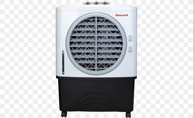 Evaporative Cooler Air Conditioning Air Cooling Honeywell CO48PM Honeywell CS10XE, PNG, 500x500px, Evaporative Cooler, Air Conditioning, Air Cooling, Dehumidifier, Fan Download Free