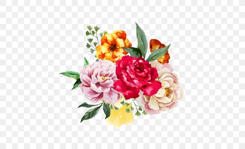 Flower Bouquet Cut Flowers Clip Art, PNG, 500x500px, Flower Bouquet, Artificial Flower, Cut Flowers, Floral Design, Floristry Download Free