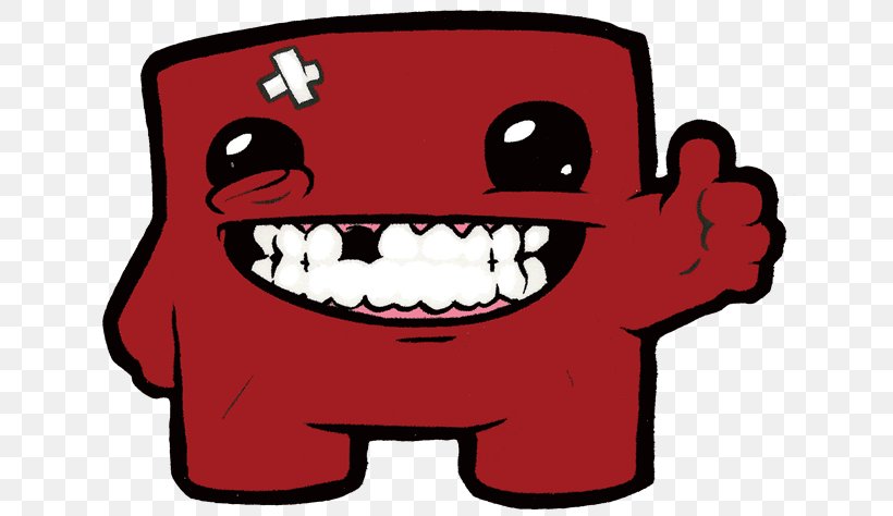 Super Meat Boy Forever Nintendo Switch Team Meat Xbox 360, PNG, 640x474px, Watercolor, Cartoon, Flower, Frame, Heart Download Free